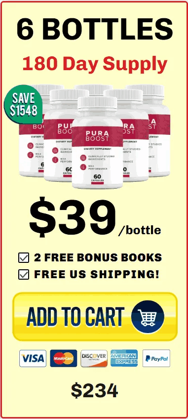 Pura Boost order 6 bottles